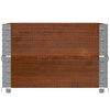 vidaXL Ζαρντινιέρα Κήπου Καφέ 80x60 εκ. από Μασίφ Ξύλο Πεύκου