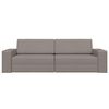 vidaXL Κρεβάτι καναπές Taupe 245 x 78 x 77 εκ. Βελούδο
