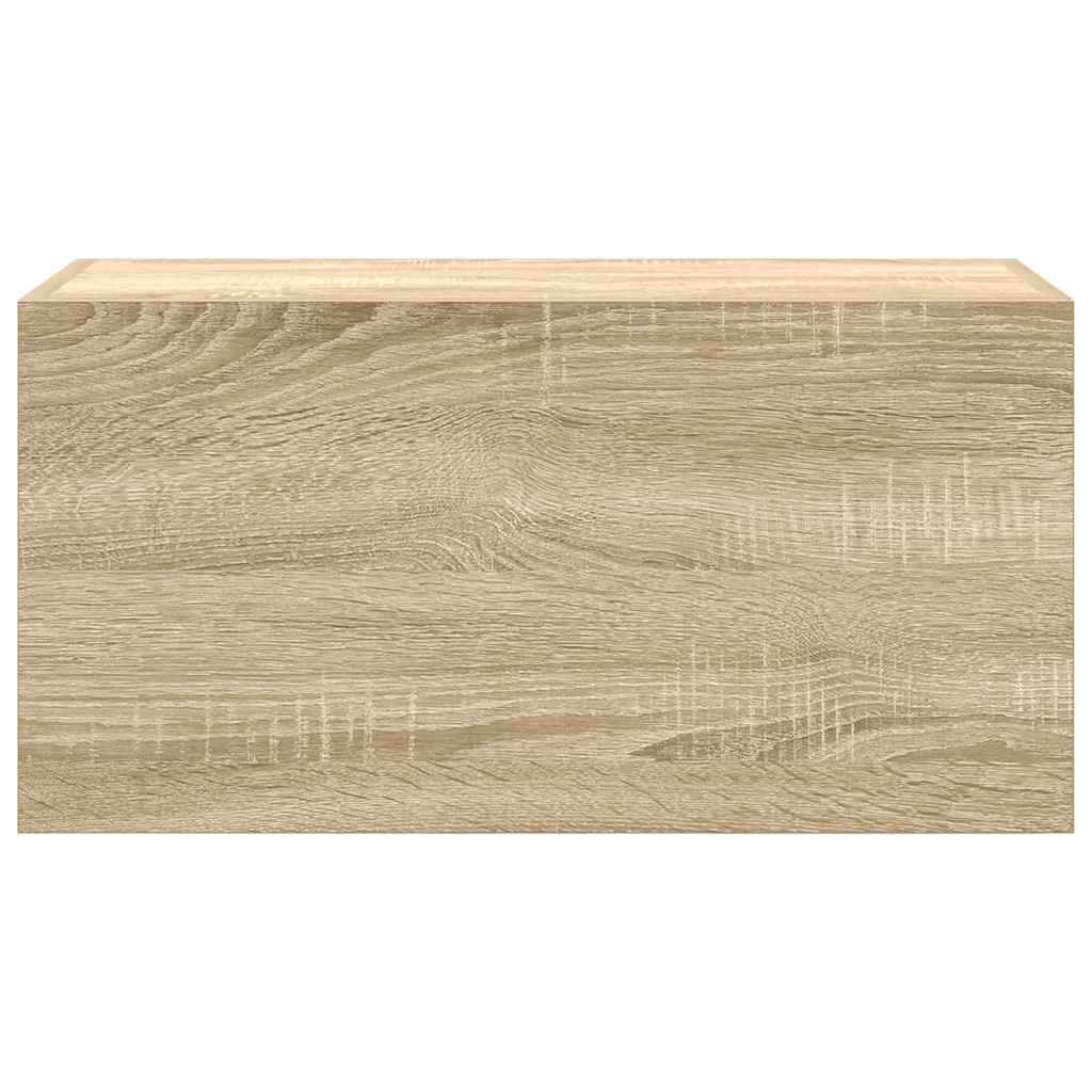 vidaXL ντουλάπι τοίχου μπάνιου Δρυς sonoma 60x25x30 cm Μηχανική ξυλεία