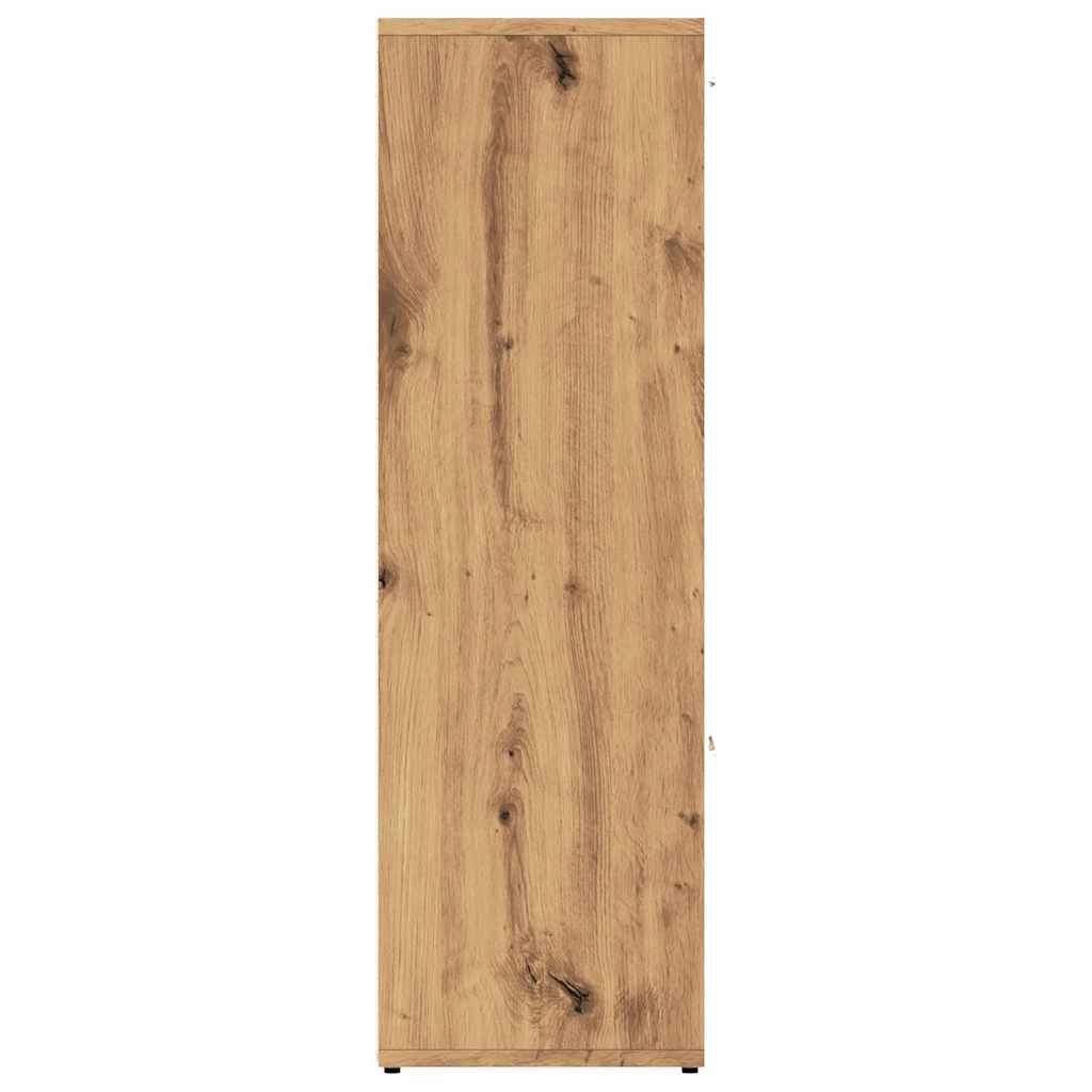 vidaXL Βιβλιοθήκη Τεχνίτης Δρυς 90x28x90 εκ. Επεξεργασμένο Ξύλο