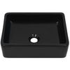 vidaXL Νιπτήρας Ορθογώνιος Μαύρος 41 x 30 x 12 εκ. Κεραμικός
