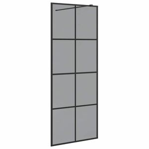 vidaXL &Tau;&omicron;ί&chi;&omicron;&sigmaf; &Nu;&tau;&omicron;&upsilon;&sigmaf; Walk-in &Mu;&alpha;ύ&rho;&omicron; 80 x 195 cm &sigma;&kappa;&lambda;&eta;&rho;&upsilon;&mu;έ&nu;&omicron; &gamma;&upsilon;&alpha;&lambda;ί
