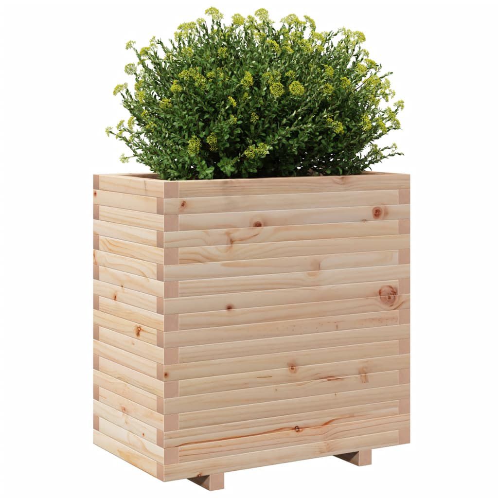 vidaXL Ζαρντινιέρα Κήπου 70x40x72,5 εκ από Μασίφ Ξύλο Πεύκου