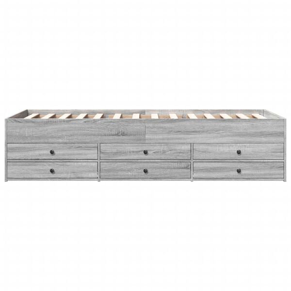 vidaXL &Kappa;&alpha;&nu;&alpha;&pi;έ&sigmaf; &Kappa;&rho;&epsilon;&beta;ά&tau;&iota; &mu;&epsilon; &Sigma;&upsilon;&rho;&tau;ά&rho;&iota;&alpha; &Chi;&omega;&rho;ί&sigmaf; &Sigma;&tau;&rho;ώ&mu;&alpha; &Gamma;&kappa;&rho;&iota; Sonoma 90x200 &epsilon;&kappa;.