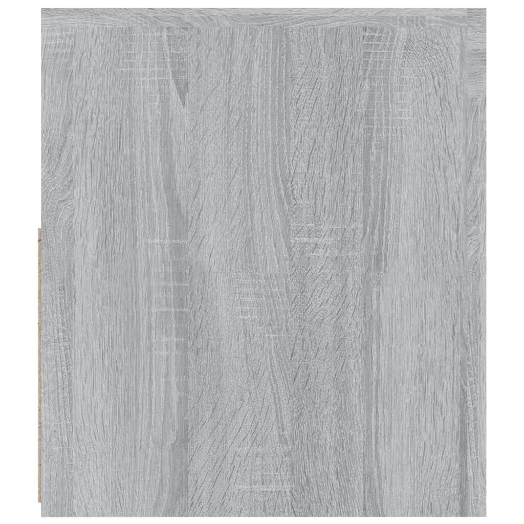 vidaXL Έπιπλο Τηλεόρασης με LED Γκρι Sonoma 120x35x40 εκ.