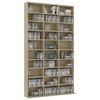 vidaXL Έπιπλο για CD Δρυς 102 x 16 x 177,5 εκ. από Επεξεργασμένο Ξύλο