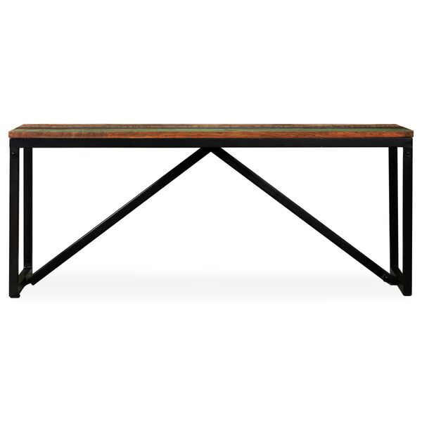 vidaXL Πάγκος 110 x 35 x 45 εκ. από Μασίφ Ανακυκλωμένο Ξύλο