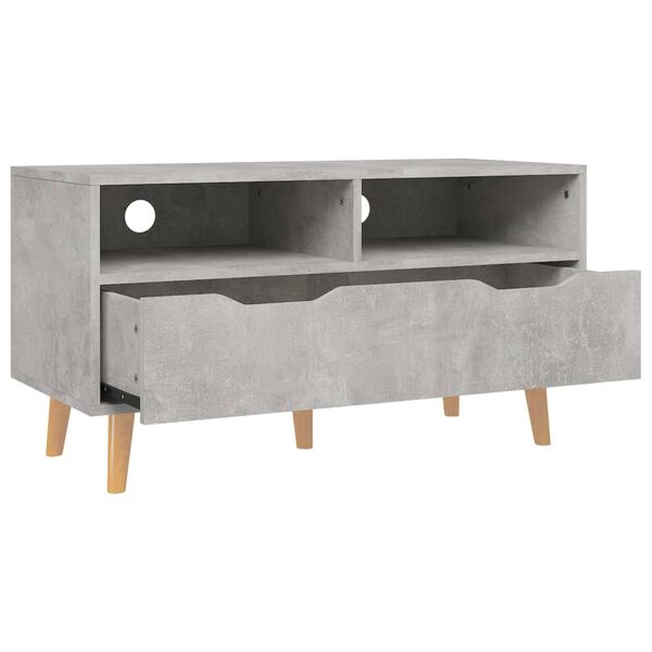 vidaXL Έπιπλο Τηλεόρασης Γκρι Σκυρ. 90x40x48,5 εκ. Επεξεργασμένο Ξύλο