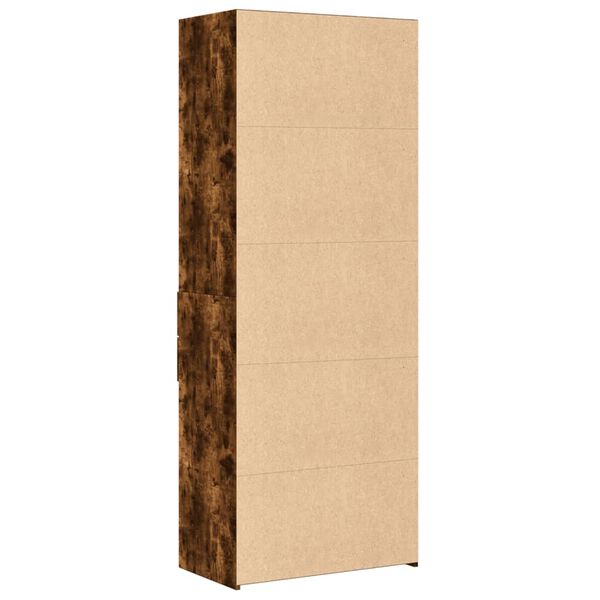 vidaXL Ντουλάπα Καπνιστή Δρυς 70x42,5x185 εκ. από Επεξεργασμένο Ξύλο