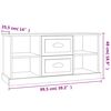 vidaXL Έπιπλο Τηλεόρασης Καπνιστή Δρυς 99,5x35,5x48 εκ. Επεξ. Ξύλο