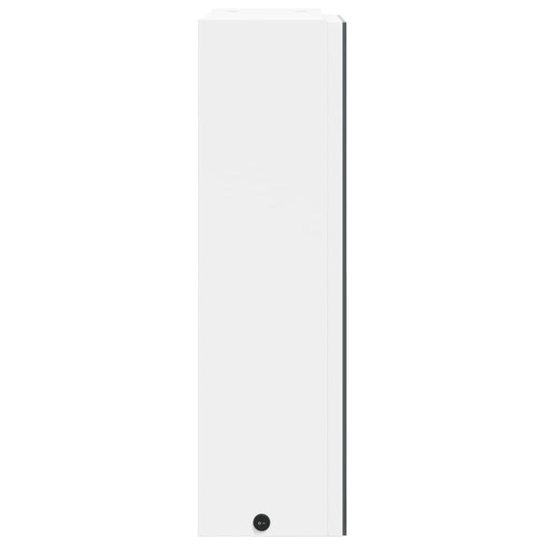 vidaXL Καθρέφτης Μπάνιου με Ντουλάπι & LED Λευκό 45 x 13 x 52 εκ.