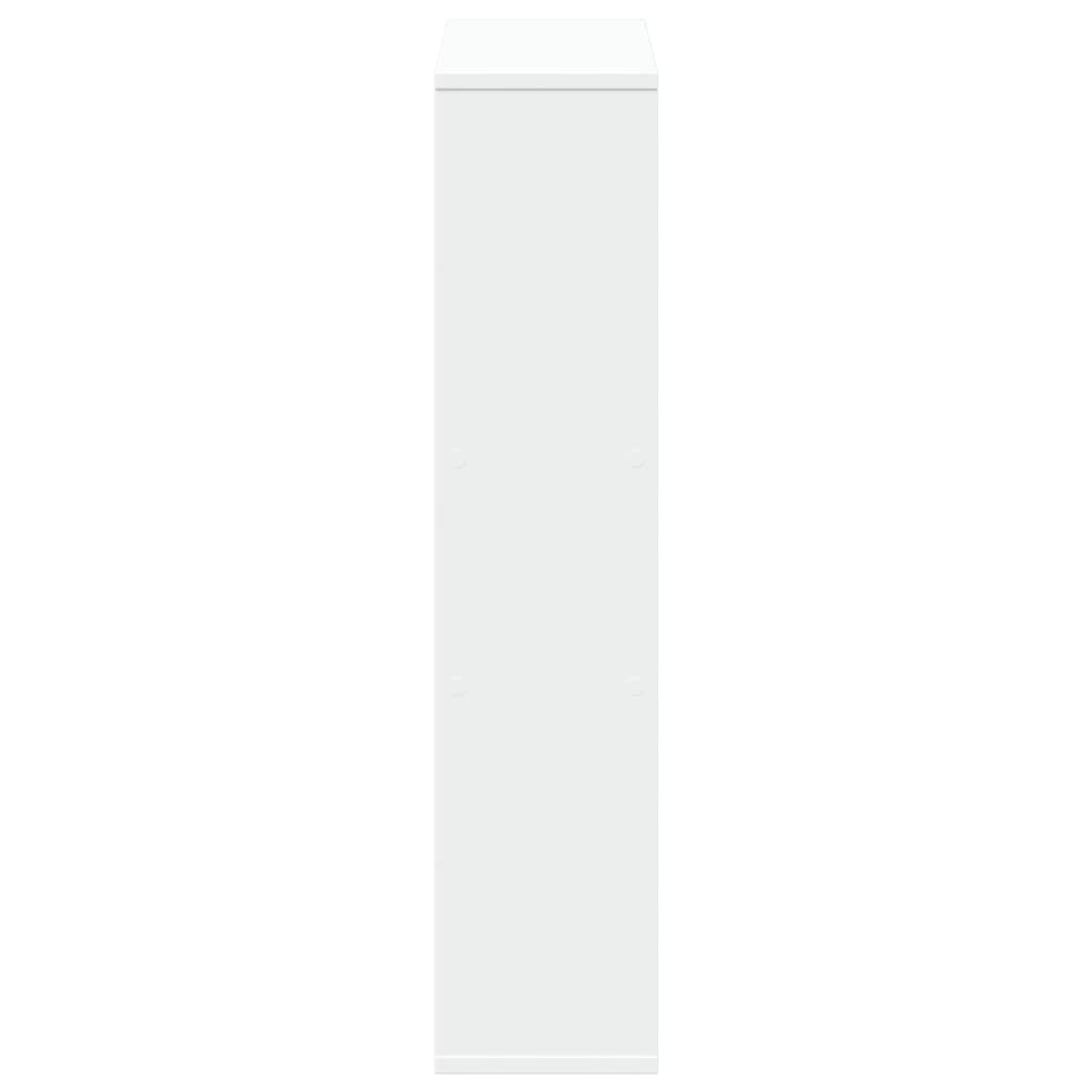 vidaXL Βιβλιοθήκη Λευκή 63x20x90 εκ. από Επεξεργασμένο Ξύλο