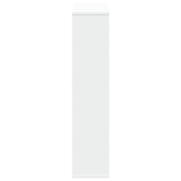 vidaXL Βιβλιοθήκη Λευκή 63x20x90 εκ. από Επεξεργασμένο Ξύλο