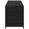 vidaXL Κουτί Αποθήκευσης Κήπου Μαύρο 150x50x60 εκ. από Συνθετικό Ρατάν