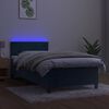 vidaXL &Kappa;&rho;&epsilon;&beta;ά&tau;&iota; Boxspring &mu;&epsilon; &Sigma;&tau;&rho;ώ&mu;&alpha; & LED &Sigma;&kappa;. &Mu;&pi;&lambda;&epsilon; 80x200 &epsilon;&kappa;. &Beta;&epsilon;&lambda;&omicron;ύ&delta;&iota;&nu;&omicron;