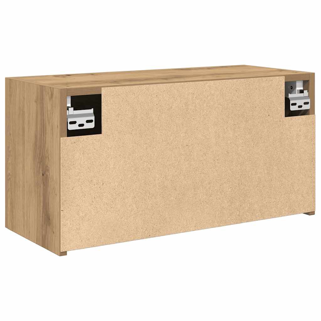 vidaXL Ντουλάπι τοίχου μπάνιου Artisan Oak Κατασκευασμένο ξύλο