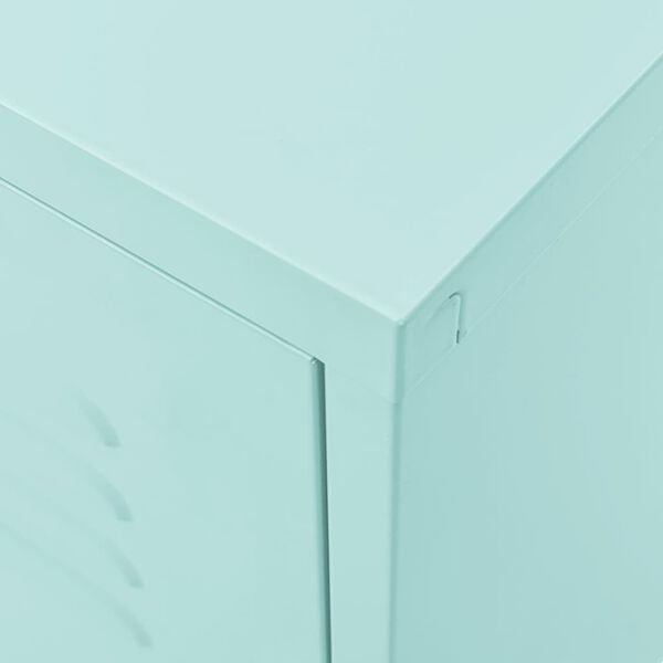 vidaXL Έπιπλο Τηλεόρασης Χρώμα Μέντας 105x35x50 εκ. από Ατσάλι