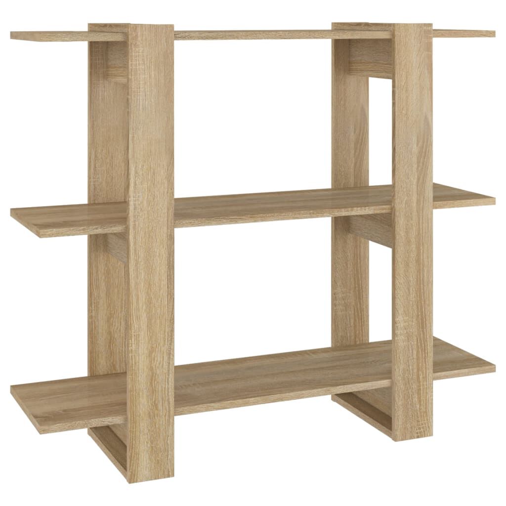 vidaXL Βιβλιοθήκη/Διαχωριστικό Χώρου Sonoma Δρυς 100 x 30 x 87 εκ.