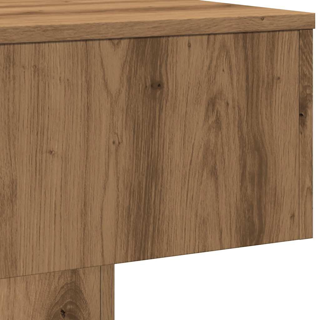 vidaXL Τραπεζάκι Σαλονιού Αρτισιανή Δρυς 60x60x31,5εκ Επεξεργασμ. Ξύλο