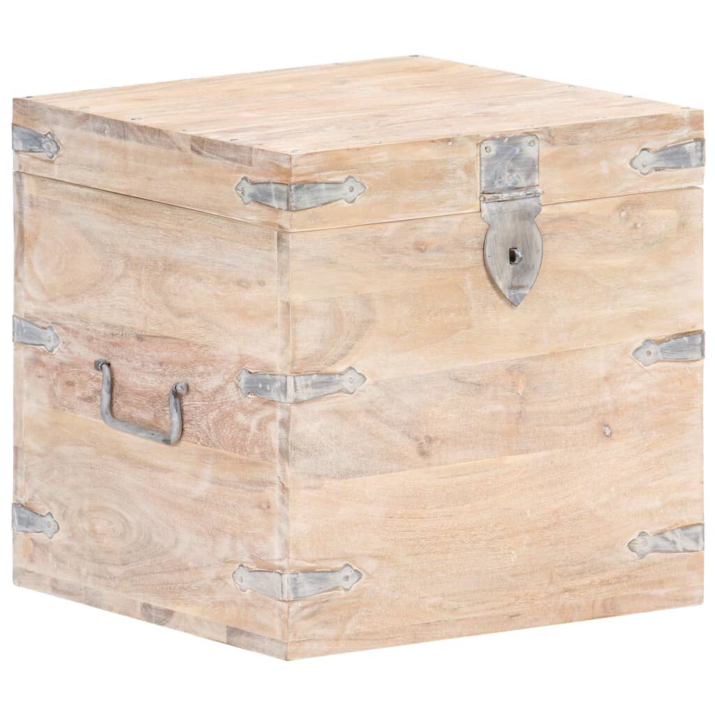 vidaXL Μπαούλο 40 x 40 x 40 εκ. από Μασίφ Ξύλο Ακακίας