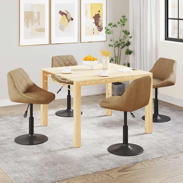 vidaXL &Kappa;&alpha;&rho;έ&kappa;&lambda;&epsilon;&sigmaf; &Tau;&rho;&alpha;&pi;&epsilon;&zeta;&alpha;&rho;ί&alpha;&sigmaf; &Pi;&epsilon;&rho;&iota;&sigma;&tau;&rho;&epsilon;&phi;ό&mu;&epsilon;&nu;&epsilon;&sigmaf; 4 &tau;&epsilon;&mu;. &Kappa;&alpha;&phi;έ &Beta;&epsilon;&lambda;&omicron;ύ&delta;&iota;&nu;&epsilon;&sigmaf;