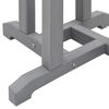 vidaXL Τραπέζι μπαρ Ανοιχτό γκρι 55 x 55 x 107 cm HDPE