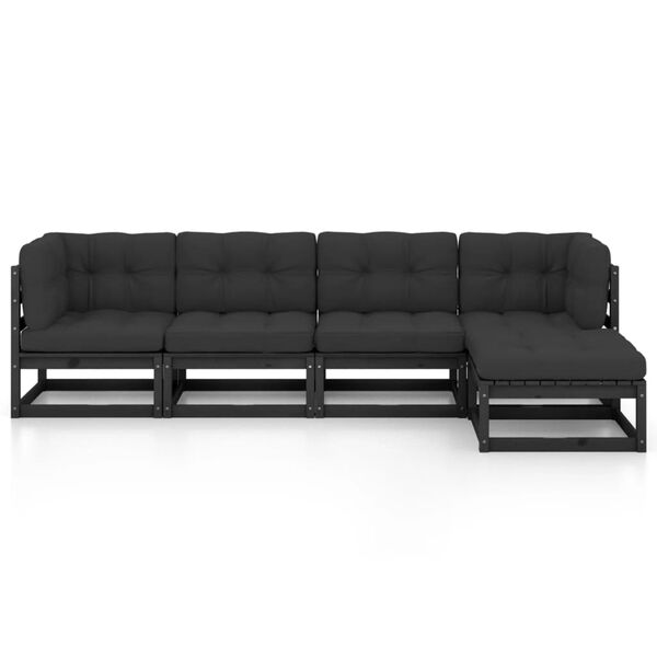 vidaXL &Sigma;&alpha;&lambda;ό&nu;&iota; &Kappa;ή&pi;&omicron;&upsilon; &Sigma;&epsilon;&tau; 5 &Tau;&epsilon;&mu;&alpha;&chi;ί&omega;&nu; &alpha;&pi;ό &Mu;&alpha;&sigma;ί&phi; &Xi;ύ&lambda;&omicron; &Pi;&epsilon;ύ&kappa;&omicron;&upsilon; &mu;&epsilon; &Mu;&alpha;&xi;&iota;&lambda;ά&rho;&iota;&alpha;