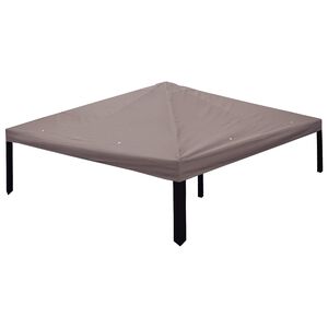 vidaXL &Kappa;ά&lambda;&upsilon;&mu;&mu;&alpha; &Gamma;&kappa;&alpha;&zeta;ebo Taupe 300 x 300 cm &Pi;&omicron;&lambda;&upsilon;&epsilon;&sigma;&tau;έ&rho;&alpha;&sigmaf; &kappa;&alpha;&iota; &Chi;ά&lambda;&upsilon;&beta;&alpha;&sigmaf;