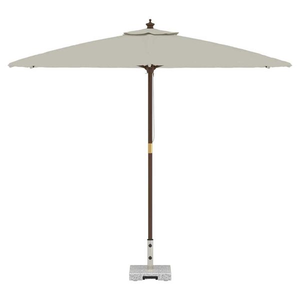 vidaXL Βάση ομπρέλας Γκρι 41 x 41 x 37 εκ. Γρανίτης