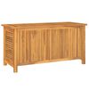 vidaXL Μπαούλο Αποθήκευσης Κήπου με Τσάντα 114x50x58εκ Μασίφ Ξύλο Teak