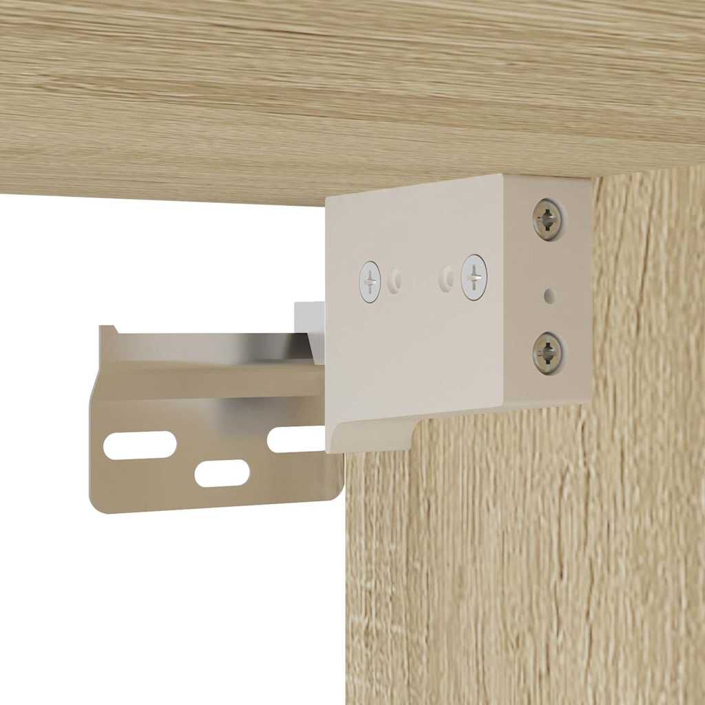 vidaXL Επίτοιχα κομοδίνα 2 τεμάχια Sonoma Oak 40x31x39,5 cm