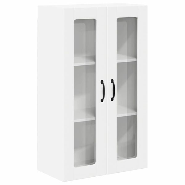 vidaXL Κρεμαστό ντουλάπι κουζίνας Επιτοίχιο Λευκό 60 x 31 x 100 εκ.