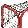 vidaXL Τέρμα Χόκεϊ με Δίχτυ Κόκκινο/Λευκό 68x32x47 εκ. Ατσάλι/Πολυεστ.