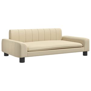 vidaXL &Kappa;&rho;&epsilon;&beta;ά&tau;&iota; &Sigma;&kappa;ύ&lambda;&omicron;&upsilon; &Kappa;&rho;&epsilon;&mu; 90 x 53 x 30 &epsilon;&kappa;. &Upsilon;&phi;&alpha;&sigma;&mu;ά&tau;&iota;&nu;&omicron;