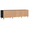 vidaXL Έπιπλο Τηλεόρασης Μαύρο 150x30x44,5 εκ. Επεξεργασμένο Ξύλο