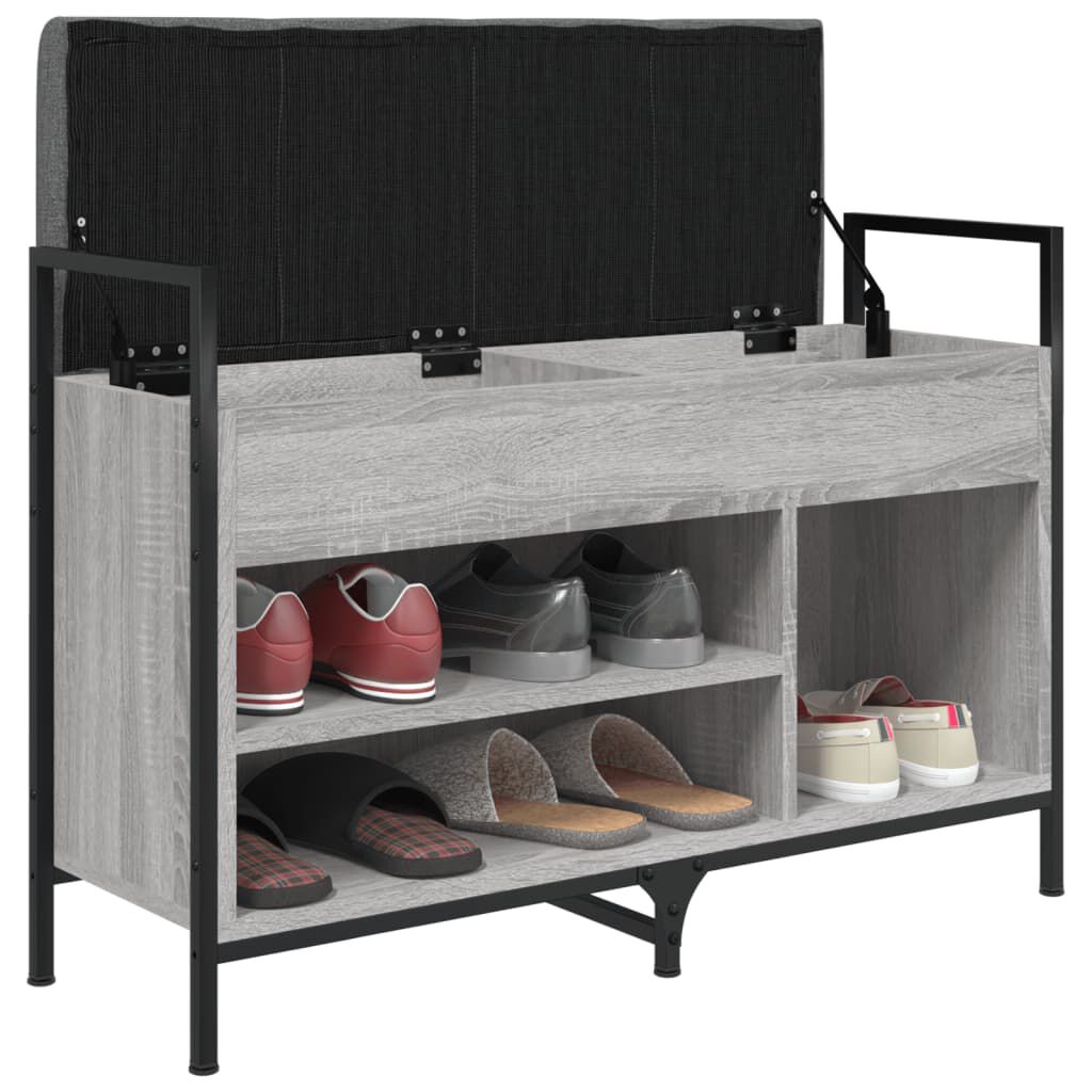 vidaXL Παπουτσοθήκη Γκρι Sonoma 85,5x32x57,5εκ. από Επεξεργασμένο Ξύλο
