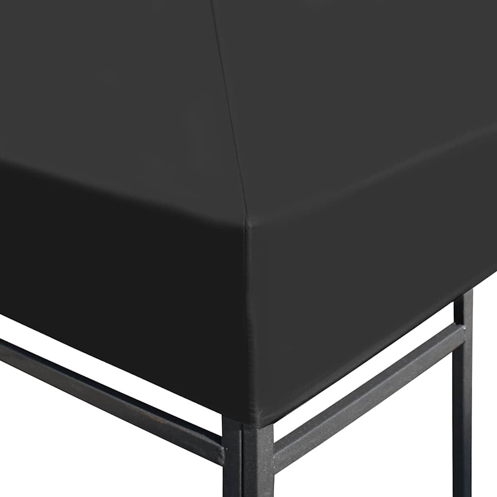 vidaXL Κάλυμμα για Κιόσκι Γκρι 4 x 3 μ. 310 γρ./μ²