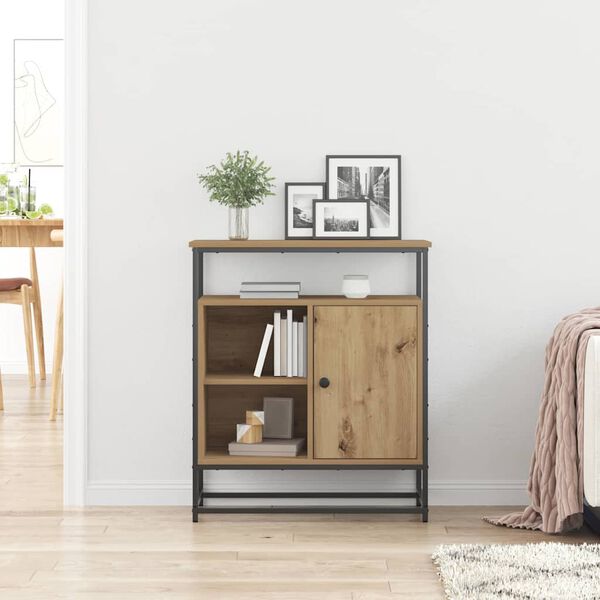 vidaXL &Pi;&lambda;&alpha;ϊ&nu;ό &gamma;&rho;&alpha;&phi;&epsilon;ί&omicron; Artisan Oak 69 x 35 x 80 &epsilon;&kappa; &Epsilon;&pi;&epsilon;&xi;&epsilon;&rho;&gamma;&alpha;&sigma;&mu;έ&nu;&omicron; &xi;ύ&lambda;&omicron;