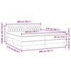 vidaXL &Kappa;&rho;&epsilon;&beta;ά&tau;&iota; Boxspring &mu;&epsilon; &Sigma;&tau;&rho;ώ&mu;&alpha; &Sigma;&kappa;&omicron;ύ&rho;&omicron; &Pi;&rho;ά&sigma;&iota;&nu;&omicron; 200x210&epsilon;&kappa;. &Beta;&epsilon;&lambda;&omicron;ύ&delta;&iota;&nu;&omicron;