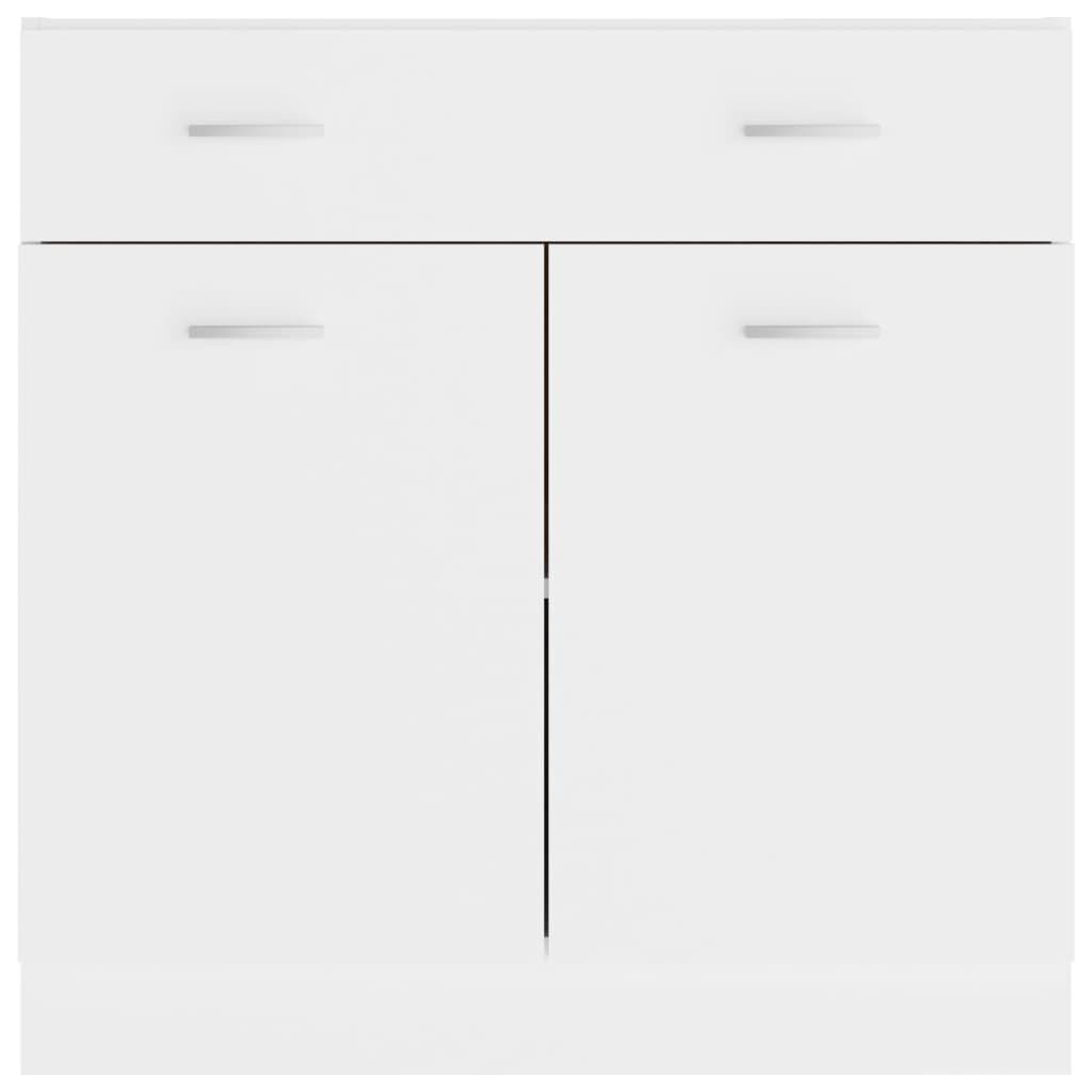 vidaXL Ντουλάπι με Συρτάρι Lyon Λευκό 80x46x81,5 εκ. Επεξ. Ξύλο