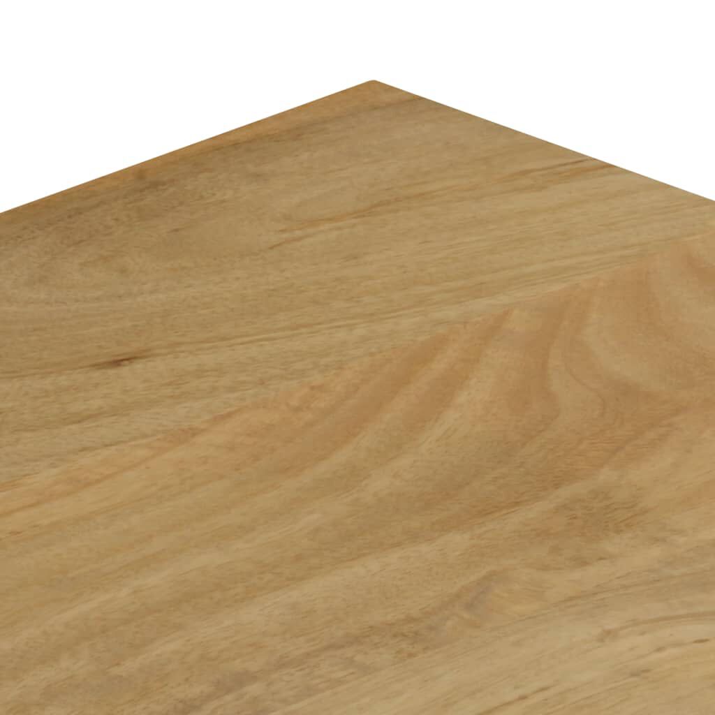 vidaXL Τραπεζάκι Σαλονιού 100x50x35 εκ. από Μασίφ Ξύλο Μάνγκο / Ατσάλι
