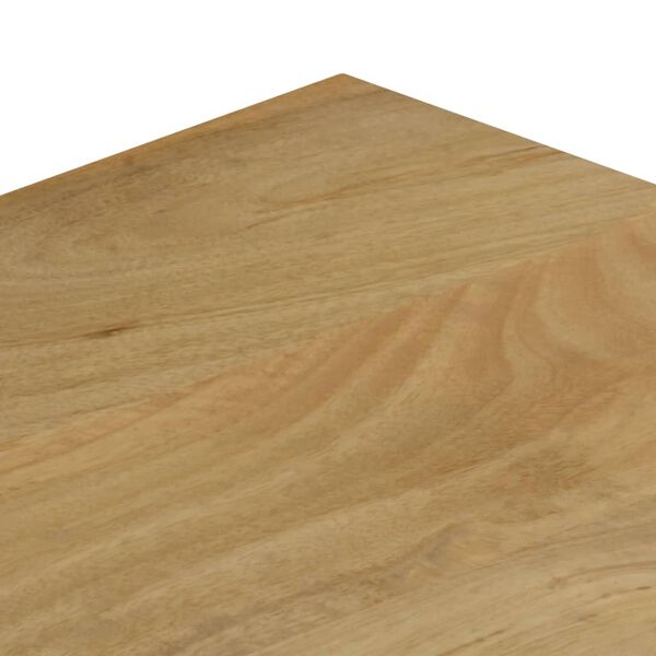 vidaXL Τραπεζάκι Σαλονιού 100x50x35 εκ. από Μασίφ Ξύλο Μάνγκο / Ατσάλι