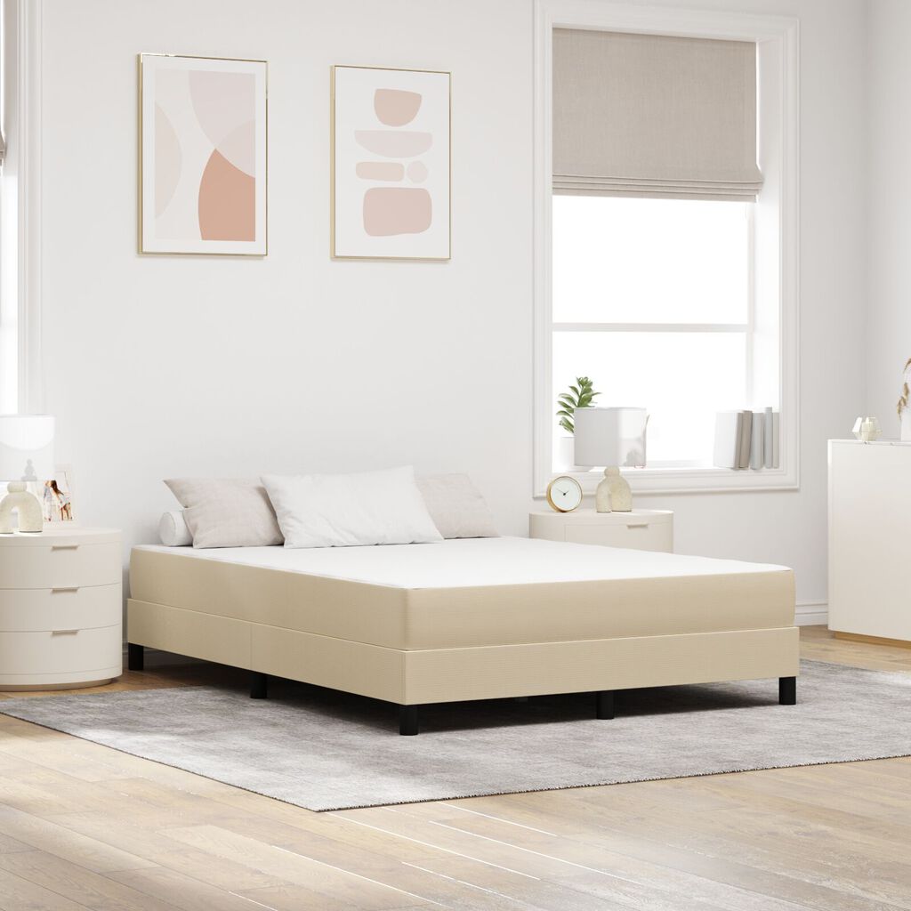 vidaXL Στρώμα με Ελατήρια Pocket Light Green Grey Μέτριο 140x190x20 εκ.