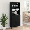 vidaXL Highboard &Mu;&alpha;ύ&rho;&eta; &delta;&rho;&upsilon;&sigmaf; 69,5 x 34 x 180 &epsilon;&kappa;. &Epsilon;&pi;&epsilon;&xi;&epsilon;&rho;&gamma;&alpha;&sigma;&mu;έ&nu;&omicron; &xi;ύ&lambda;&omicron;