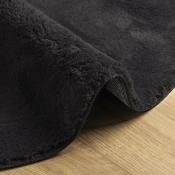 vidaXL Χαλί Μαύρο 140 x 200 cm Πολυεστέρας