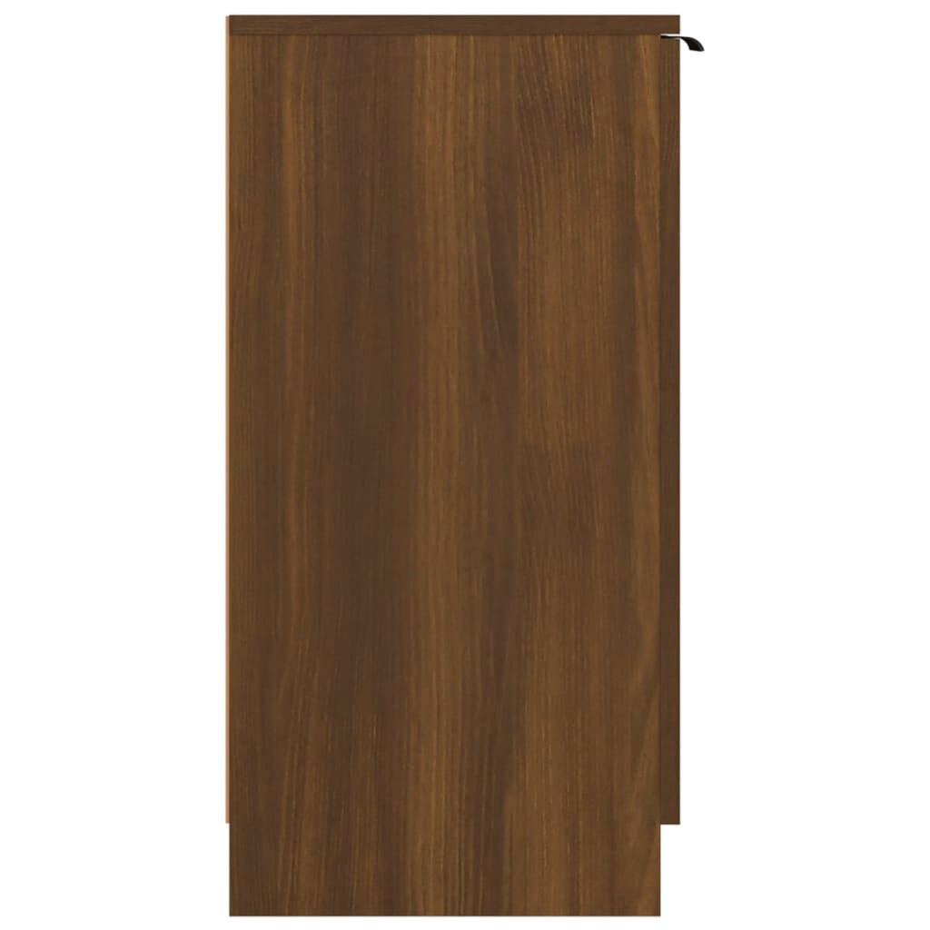 vidaXL Παπουτσοθήκη Καφέ Δρυς 59x35x70 εκ. από Επεξεργασμένο Ξύλο