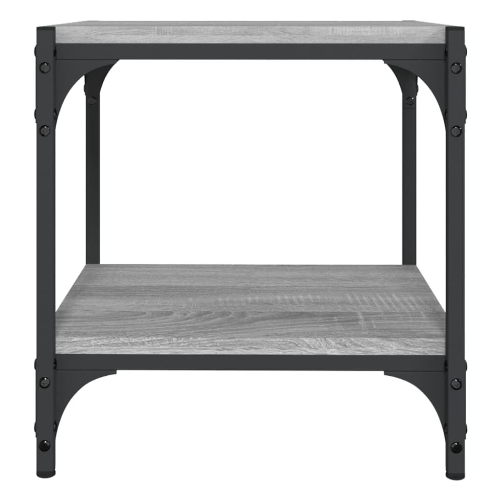 vidaXL Έπιπλο Τηλεόρασης Γκρι Sonoma 40x33x41 εκ. Επεξ. Ξύλο & Ατσάλι