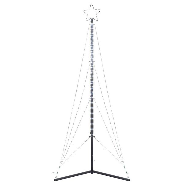 vidaXL Χριστουγεννιάτικο δέντρο LED 483 LED Cold White 240 cm