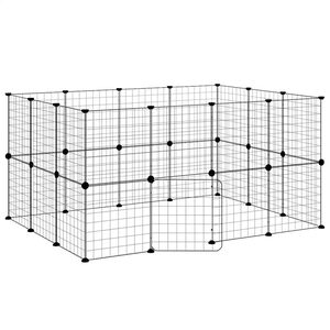 vidaXL &Kappa;&lambda;&omicron;&upsilon;&beta;ί &Kappa;&alpha;&tau;&omicron;&iota;&kappa;ί&delta;&iota;&omega;&nu; &mu;&epsilon; 28 &Pi;ά&nu;&epsilon;&lambda; + &Pi;ό&rho;&tau;&alpha; &Mu;&alpha;ύ&rho;&omicron; 35 x 35&epsilon;&kappa; &Alpha;&tau;&sigma;ά&lambda;&iota;&nu;&omicron;
