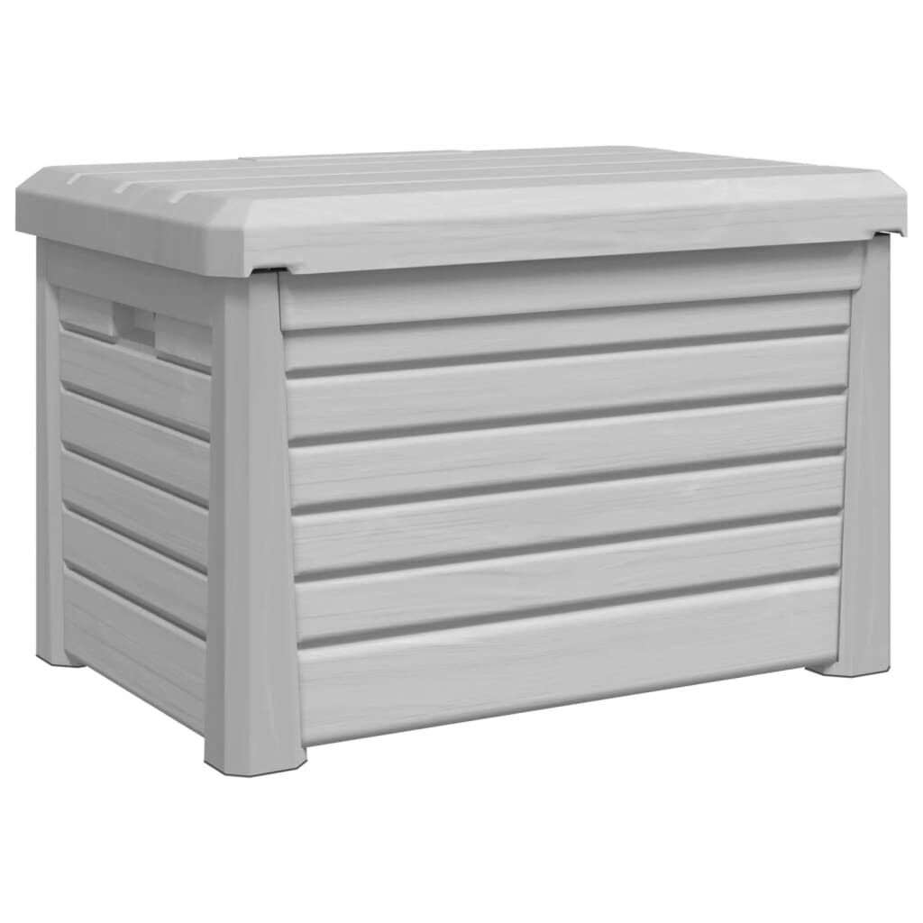 vidaXL Κουτί Μαξιλαριών Εξ Χώρου Γκρι 73x50,5x46,5 εκ Πολυπροπυλένιο